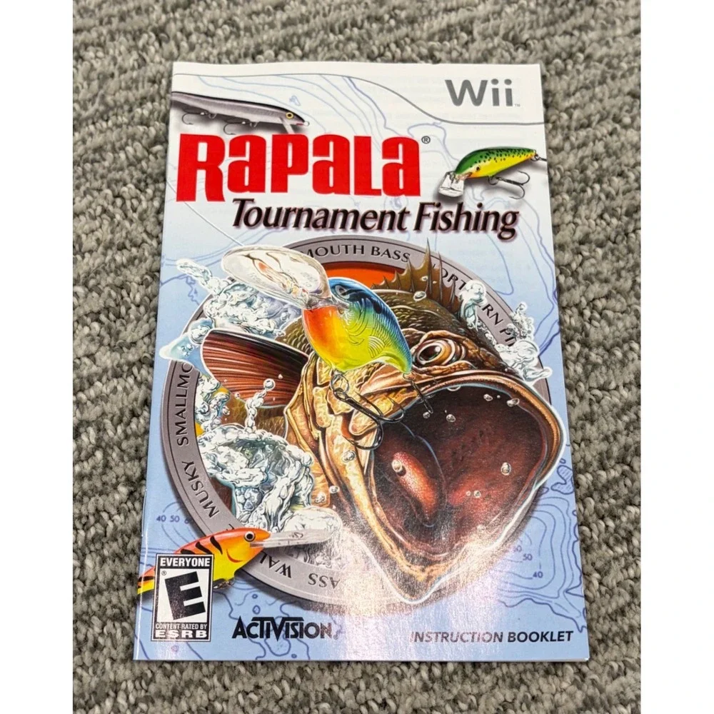 Activision Rapala‎ Tournament Fishing Nintendo Wii Sports Game